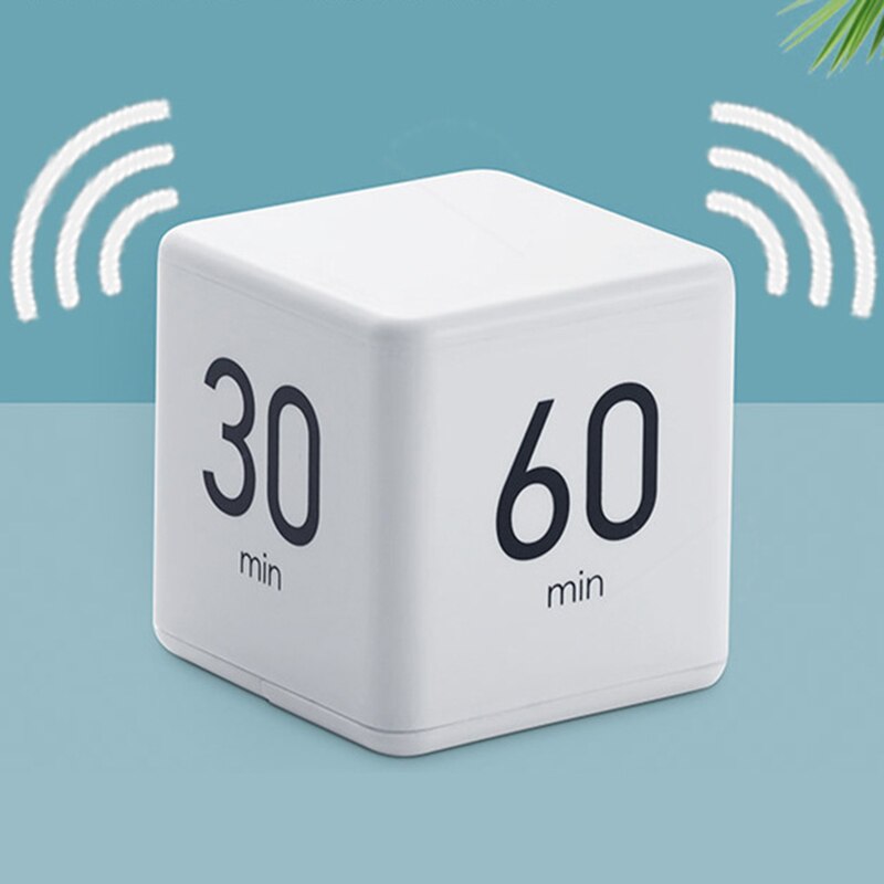 Mini Cube Digital Countdown Timer Square Baking Cooking Timer For Shower/Study//Cooking Stopwatch Alarm Clock Time Manager
