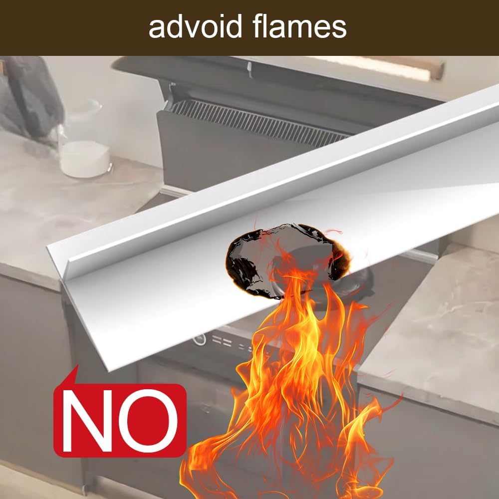 Stove Counter Gap Cover Kitchen Silicone Heat Resistant Mat Gas Stove Protector Slit Cleaning Pad Oil Dust Seal Cooker Cover