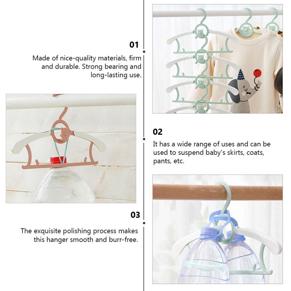 10 Stuks Verstelbare Baby Hanger Pp Peuter Kleerhanger Baby Wasrek
