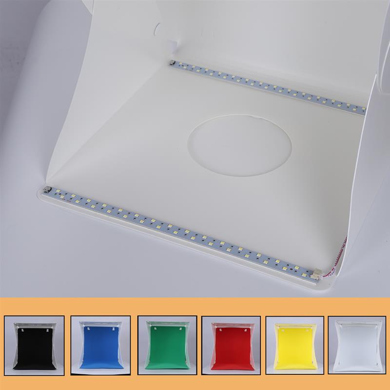 LED Photography Light Box - 30cm/40cm - Foldable Mini Softbox - Portable Photo Studio Tent