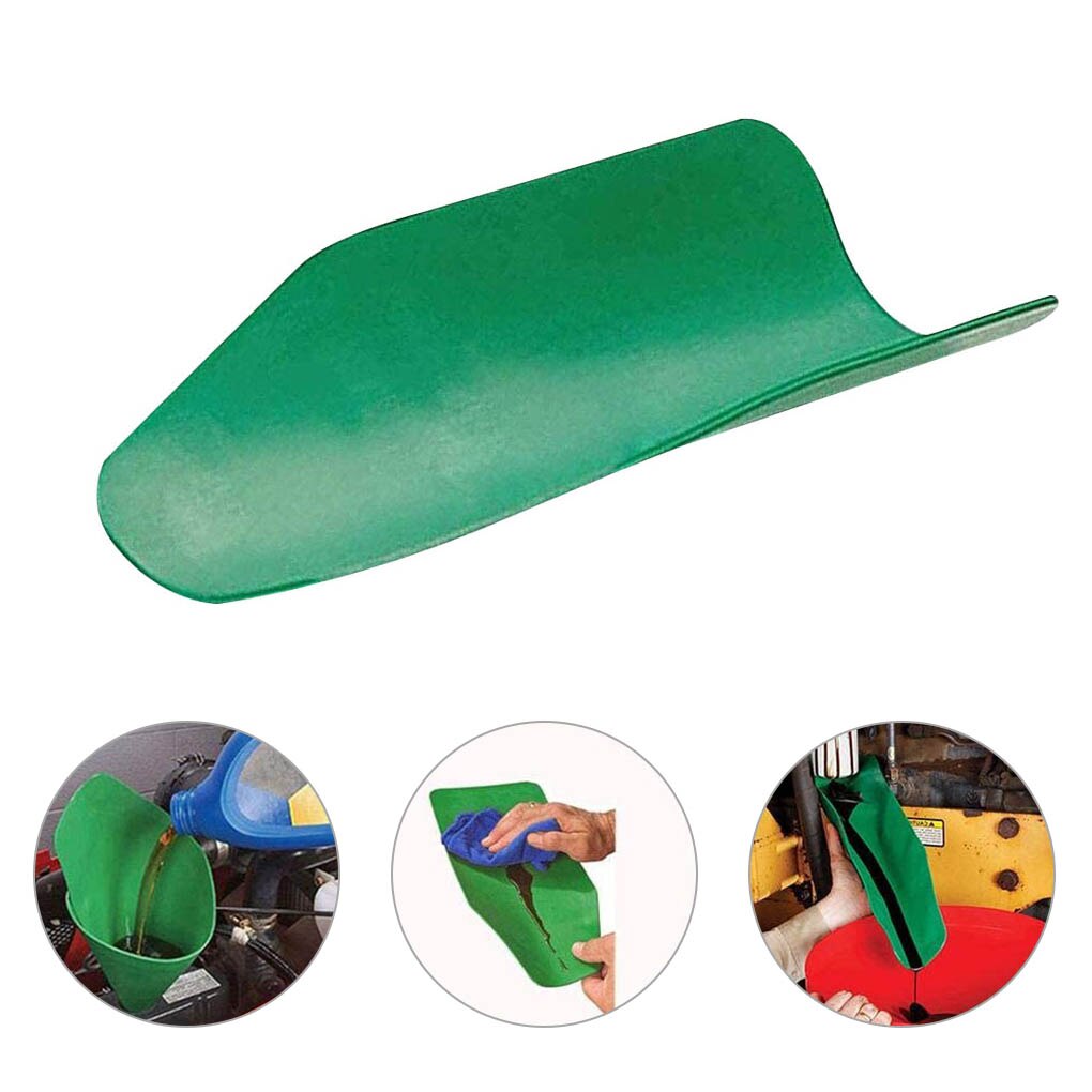Olie Aftappen Tool Auto Motorfiets Motorolie Flexibele Rubber Aftappen Trechter Auto Reparatie Tool