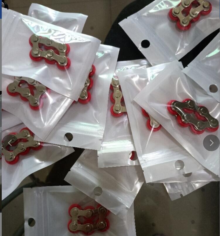 2pc Bike Chain Fidget Toys Bicycle Chain Stress Relief Toys Autism Stress And Anxiety Relief Toys Anti Stress Magnetische Ringen