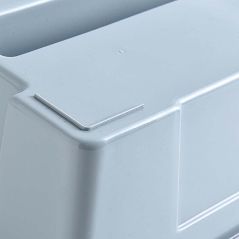 2 Dividers Tool Storage Box Portable Plastic Hardware Toolbox with Handle Home 157A