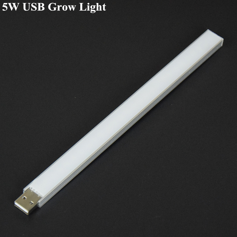 AIFENG Led Grow Light Full Spectrum Red Blue 5V USB Grow Lights Flexible Hose 3W 5W For Seedlings Flowering Plants Growing Light: 5W USB Grow Light