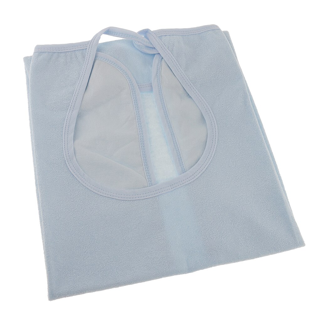 Babero para personas mayores y adultos con discapacidad, delantal de ayuda Protector de tela Mealtime, 2 uds.