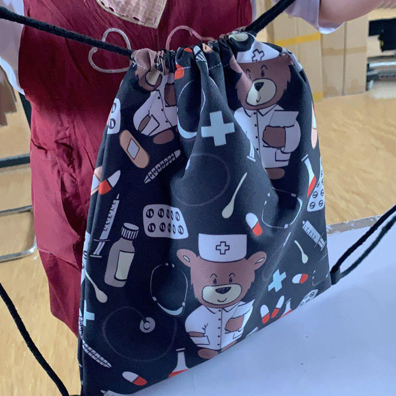 Kühlen Auto/Lieferwagen druck kordelzug tasche frauen männer reisetaschen Teenager Rucksack damen lagerung taschen freundlicher bookbag