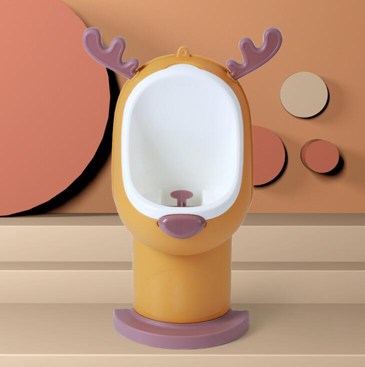 Nette Hirsch Töpfchen Urinal für Jungen mit Lustige Mit Dem Ziel Ziel, Einstellbare Höer, kleinkind Junge Wc Pee Trainer, 3 Farben: Orange