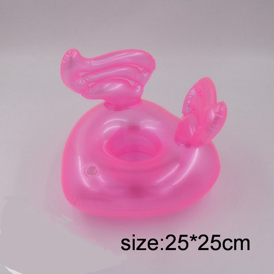 Flamingo mugghållare simbassäng leksaker för baby barn pool drink hållare uppblåsbar donut float leksak pool spel party tillbehör: Färg 9