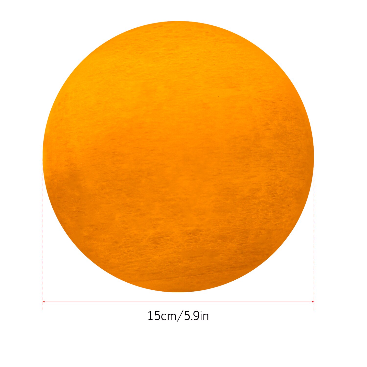 Moon Lamp 3 Colors 3D Printed Lunar Lamp LED Night Light 20cm/ 7.9in with Stand for Children Girls Christmas: 15cm