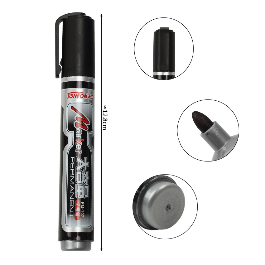 1PC Marker Stifte Gute Wasserdichte Tinte Marker Stift für Schreibwaren Schule Liefert 3 Farbe Erhältlich PM-107