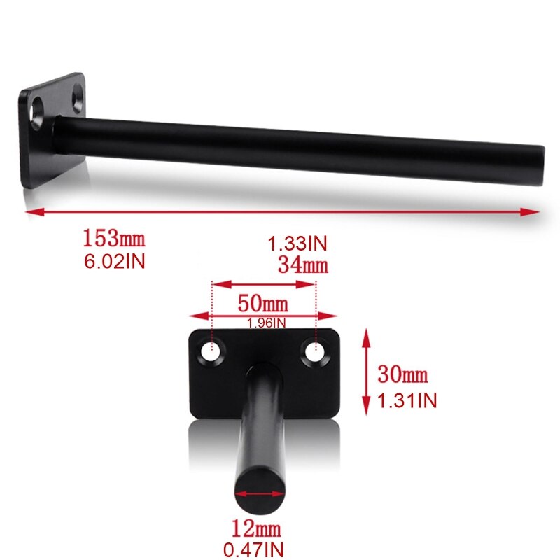 2 Stks/set T-Vormige Onzichtbare Muur Gemonteerde Plank Ondersteuning Rack Fix Drijvende Beugel U50A