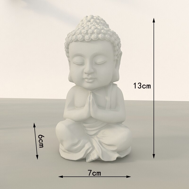 Twee Maten Van Shakyamuni Beton Mal Geschikt Voor Epoxyhars Cement Ornamenten Gips Klei Boeddha Siliconen Mal: large mold