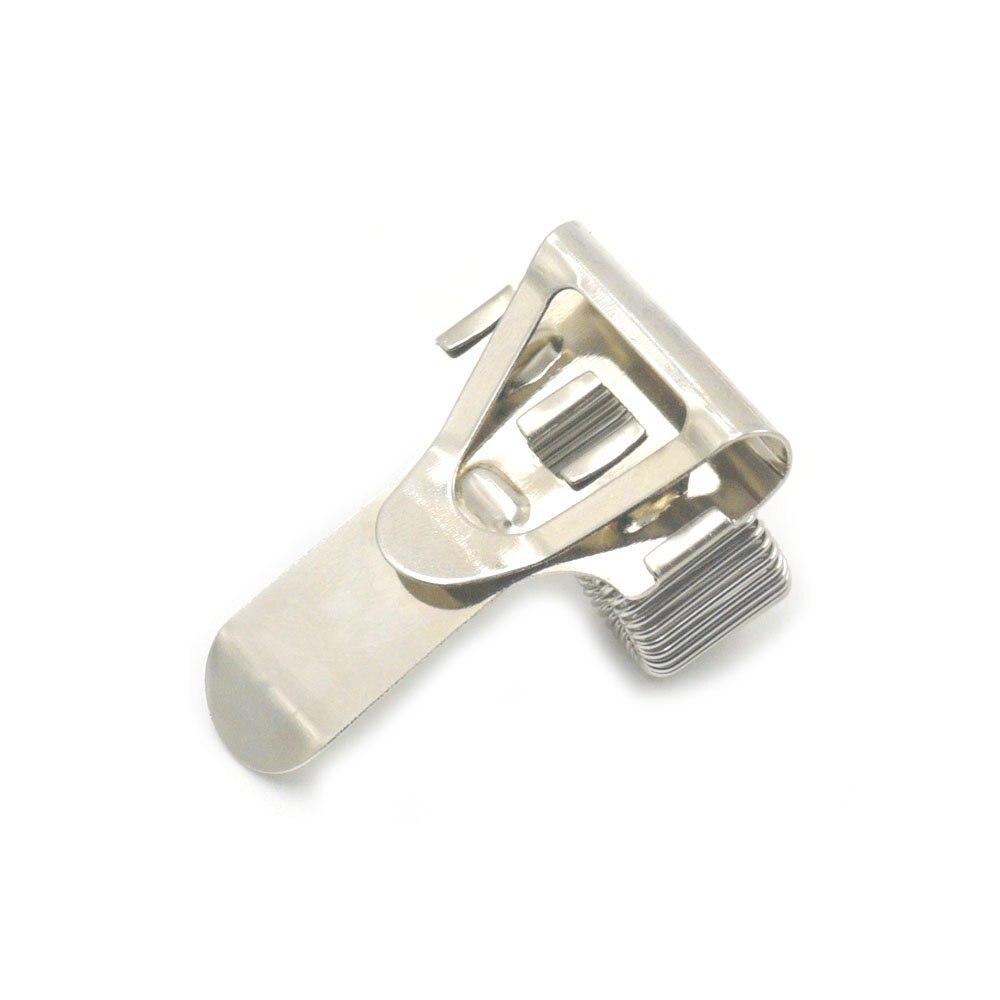 2 Gat Roestvrij Pen Houder Clip Set met Lente voor Notebook en Klembord, past Bijna Alle Pen Maat