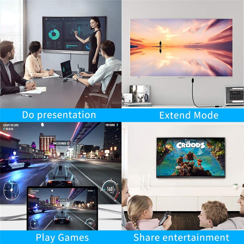 VGA to VGA HDMI Splitter with 3.5mm Audio Converter Support Dual Display for PC Projector HDTV Multi-port VGA Adapter