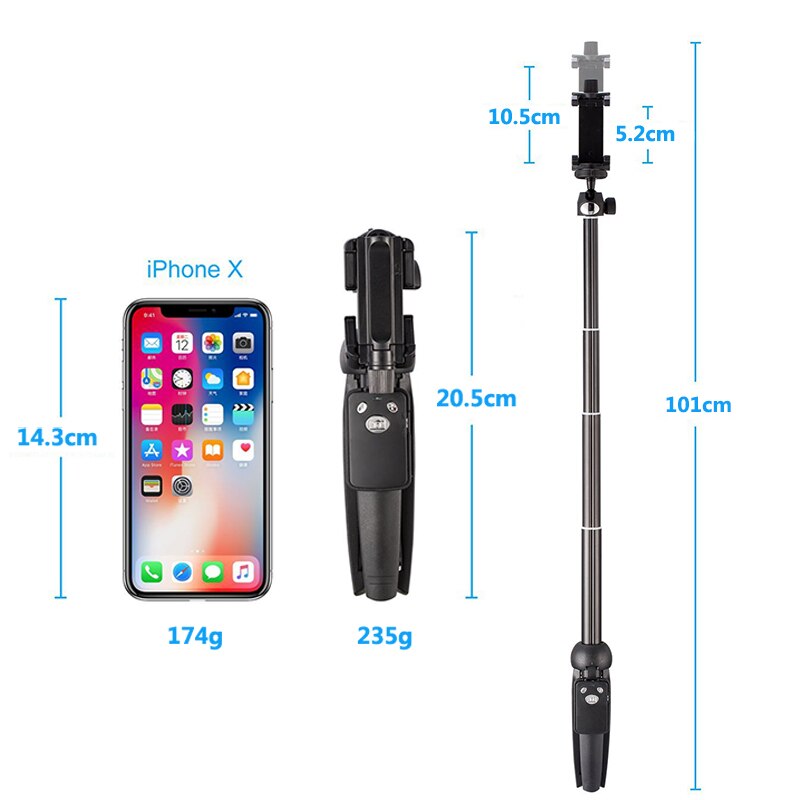Stative Selfie Stock Bluetooth Fernbedienung Handheld Monopod Selbst