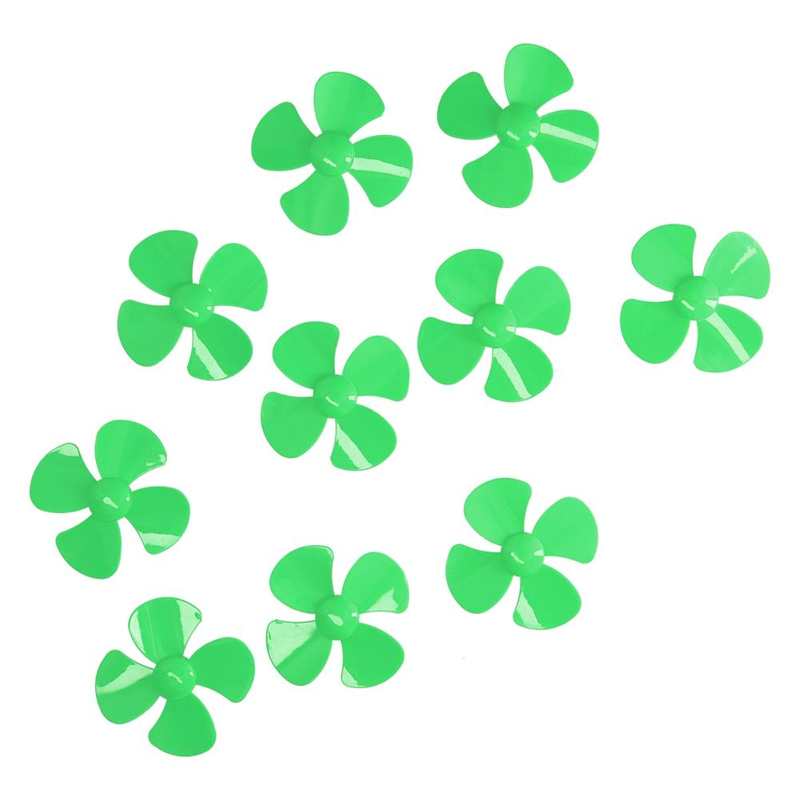 4 Blades Propeller Boot Propellers Met 2Mm Gat Voor Afstandsbediening Auto Model: green