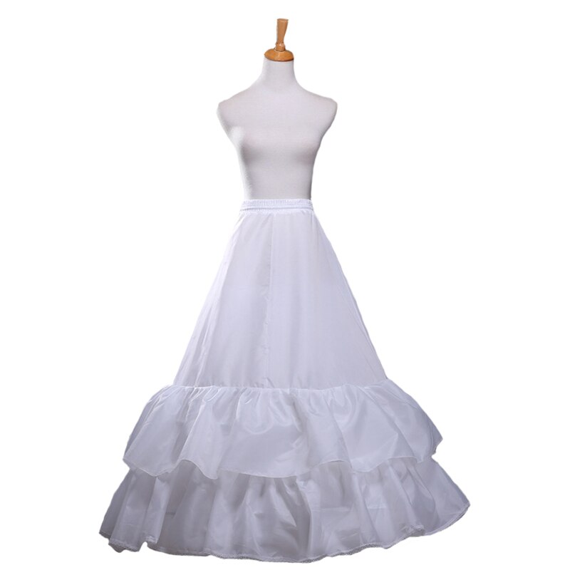 de mariage jupons cerceau Crinoline Slip robe de mariée Train/une ligne sous-jupe bal jupe longue glisse en Stock: A