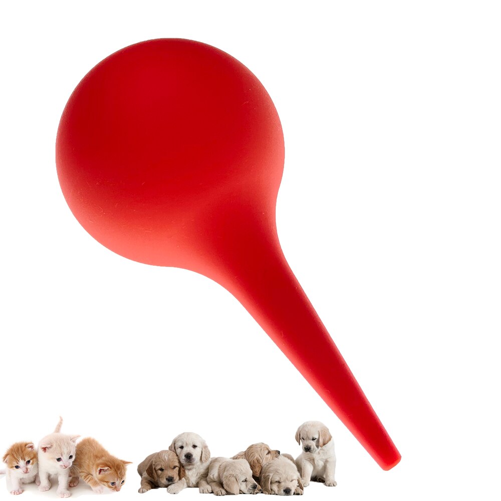 Dispositivo Manual de succión de líquido ambiótico para mascotas, suministros nasales de goma para clínica doméstica, asfixia por perros y gatos, 60ml, 1 unidad