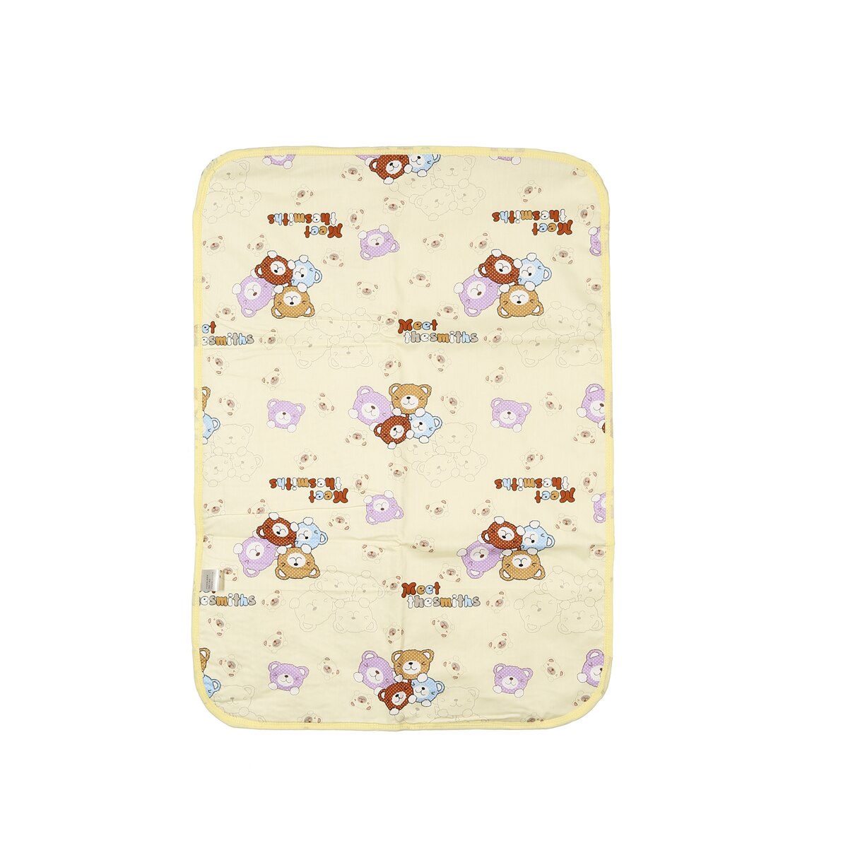 estilo de pañales para bebés, almohadillas cambiantes para pañales, alfombrilla impermeable para ropa de cama: Yellow M