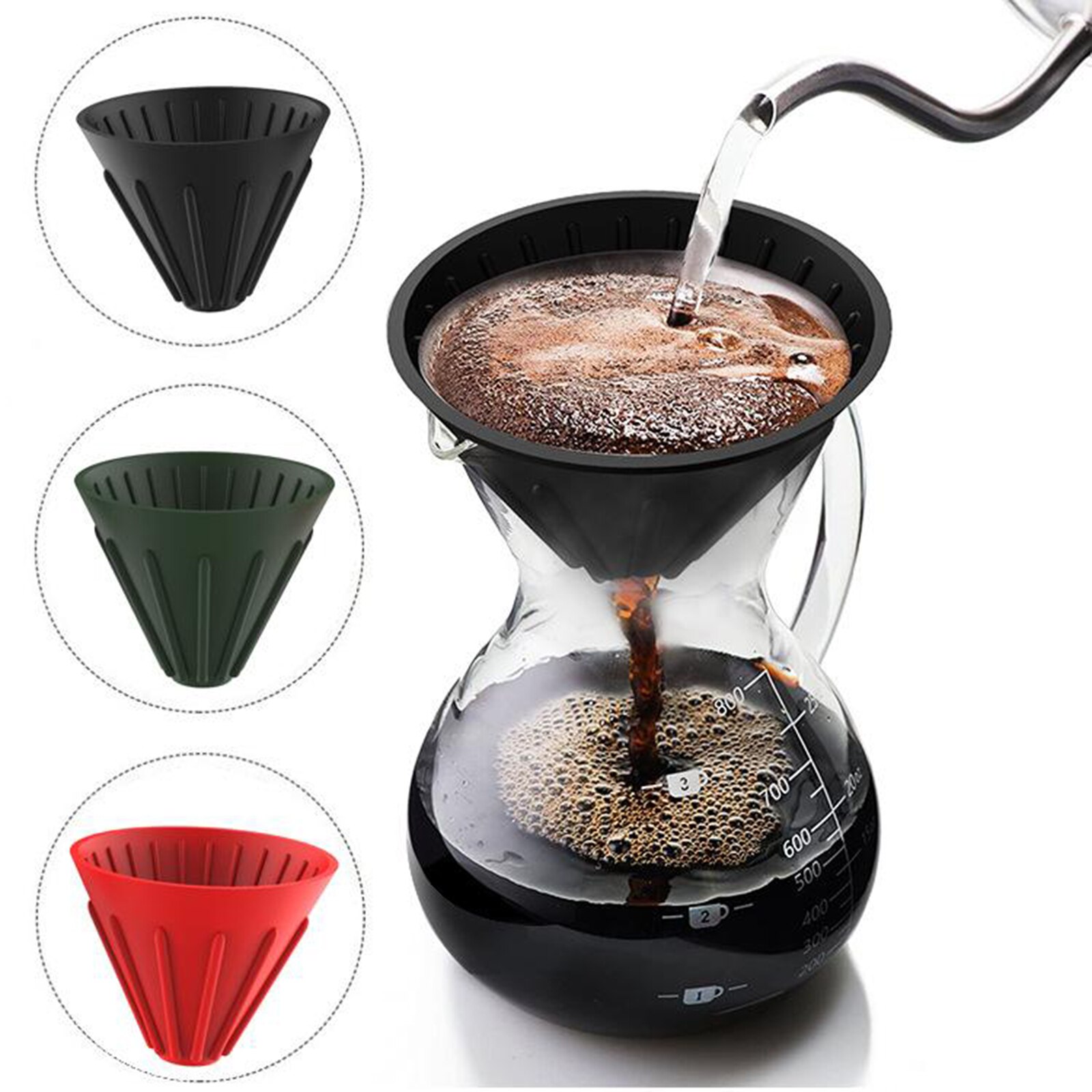 Koffie Drip Filter Barista Silica Omkeerbare 1-2 M... – Grandado