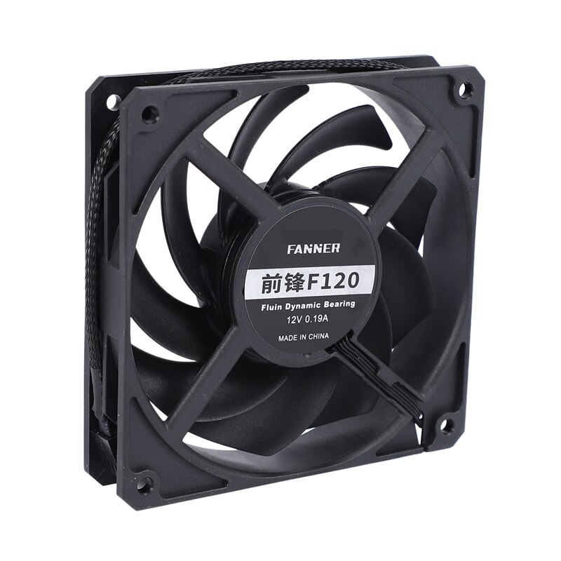Computer Case Fan - 120mm 120x25mm - 3000RPM High Speed - Fluid Bearing - 89CFM Airflow