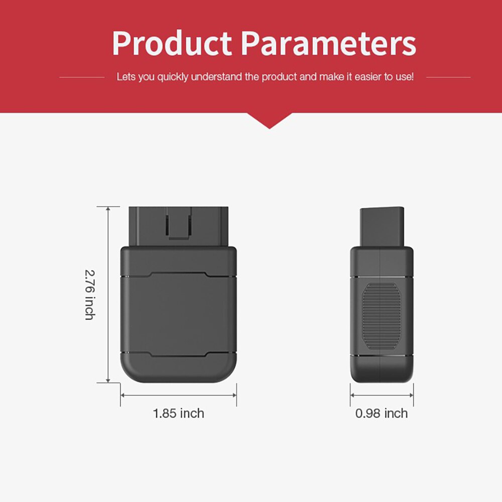 Portable Car Bluetooth Diagnostic Connector Automobile Detector Automobile Fault Diagnostic Instrument Automobile Detector