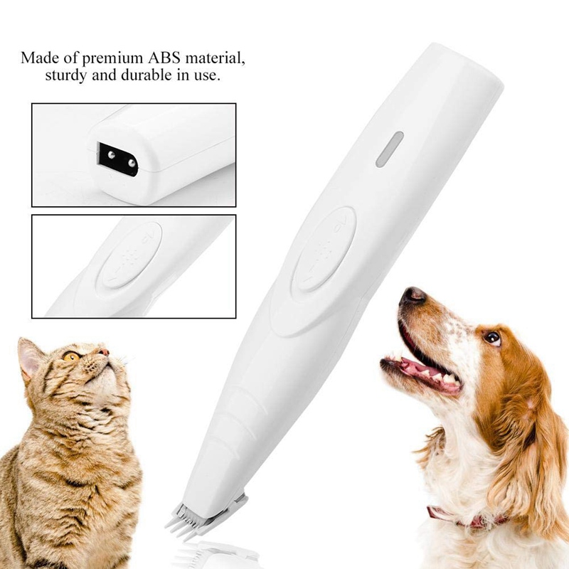 USB Pet Clipper Scissors Dog Cattle Rabbits Shaver Pets Grooming Electric Hair Trimmer Cutting Machine