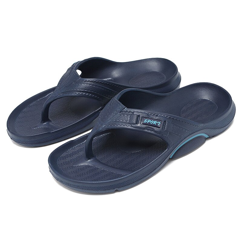 Men Summer Slippers Non-slip Beach Shower Soft Sole Male Ladies Boys Flip Flops Bathroom Shoes EVA Lightweight Sandals