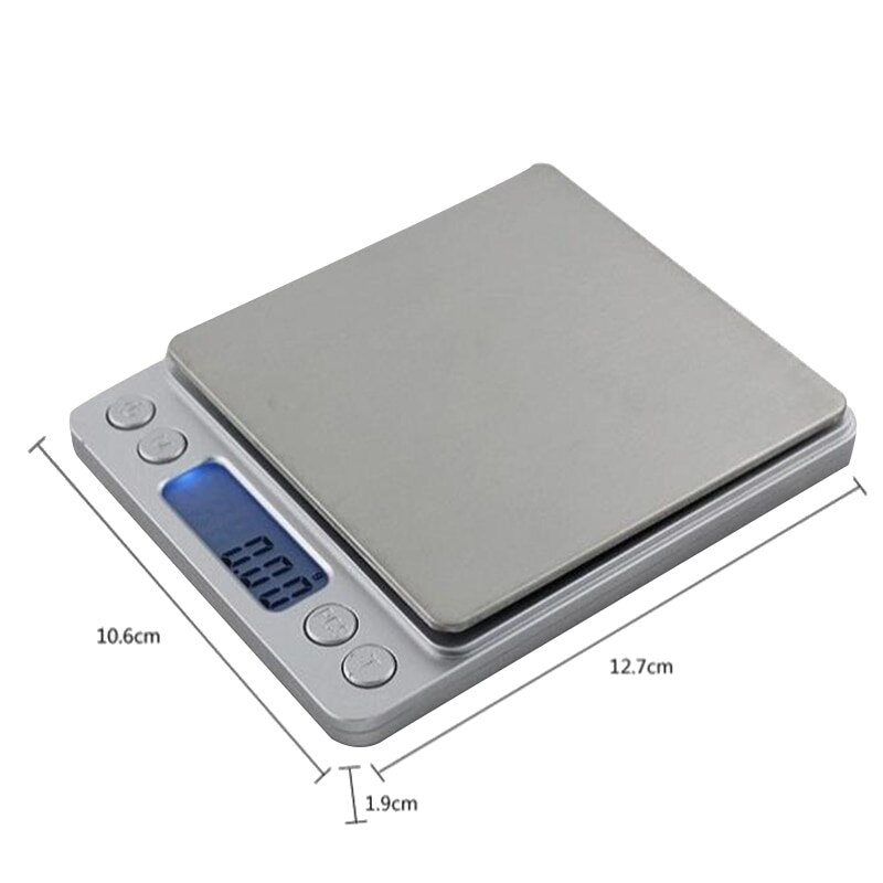 500g/0.01g Digital Scale Mini Electronic Grams Fine Balance Jewelry Scales Precision LCD Digital Scales Jewelry Measuring Tools