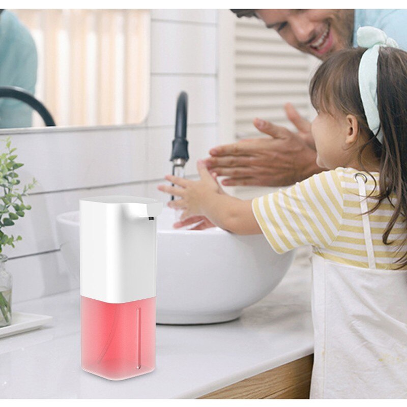 Liquid Soap Dispenser 350Ml Automatic Intelligent Sensor Induction Touchless ABS Hand Washing Dispensers for Kitchen Bathroom
