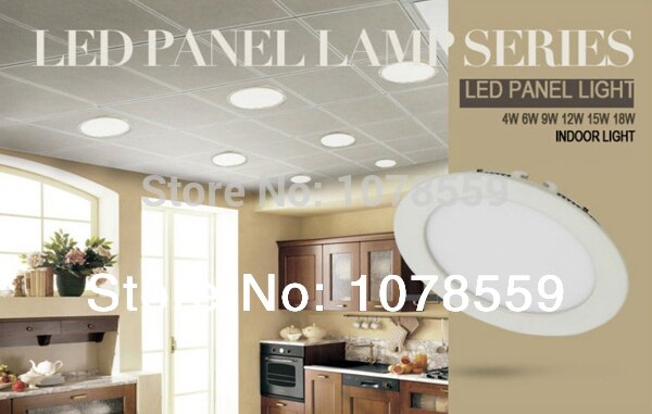 9 W led-lampjes Epistar chip 720lm warm wit/wit ronde opgeschort SMD 85-265 V