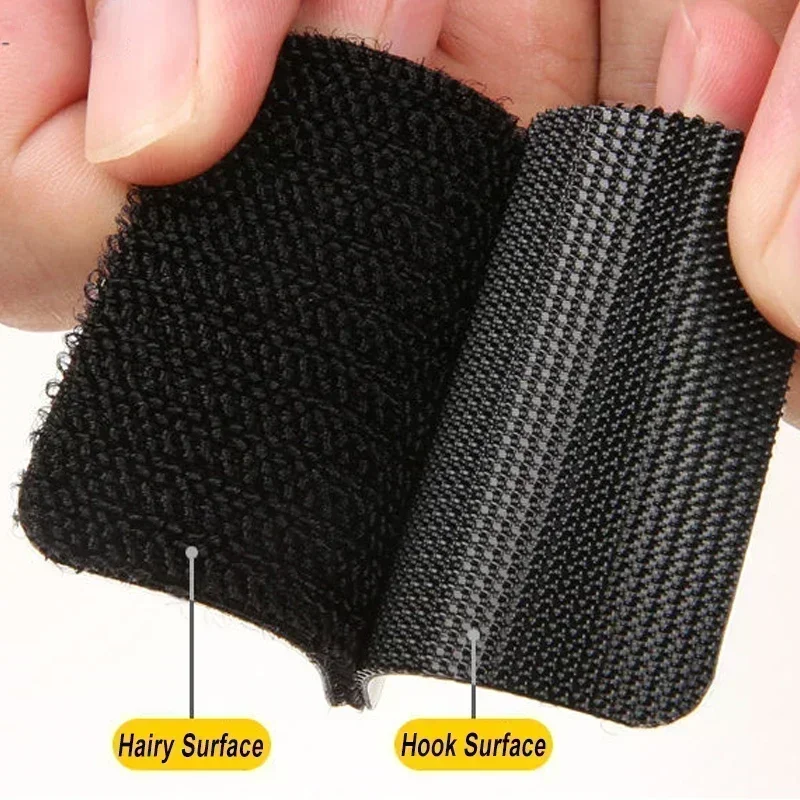 Almohadillas para alfombras de coche, adhesivo automático con velcrostep, almohadilla para salpicadero, costura, pegatinas fijas de doble cara, parche de fijación, alfombra para suelo, artes DIY