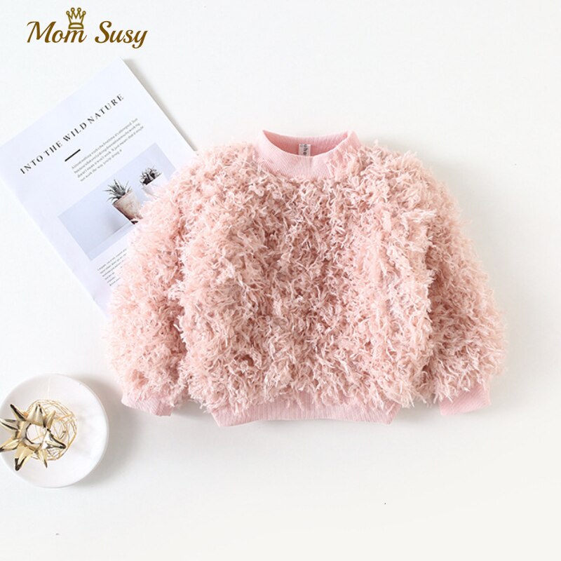 Baby Girl Lace Tassel Sweater Autumn Winter Spring Thick Tassel Hoodie Infant Toddler Sweatshirt Outwear Baby Clothes: 18M