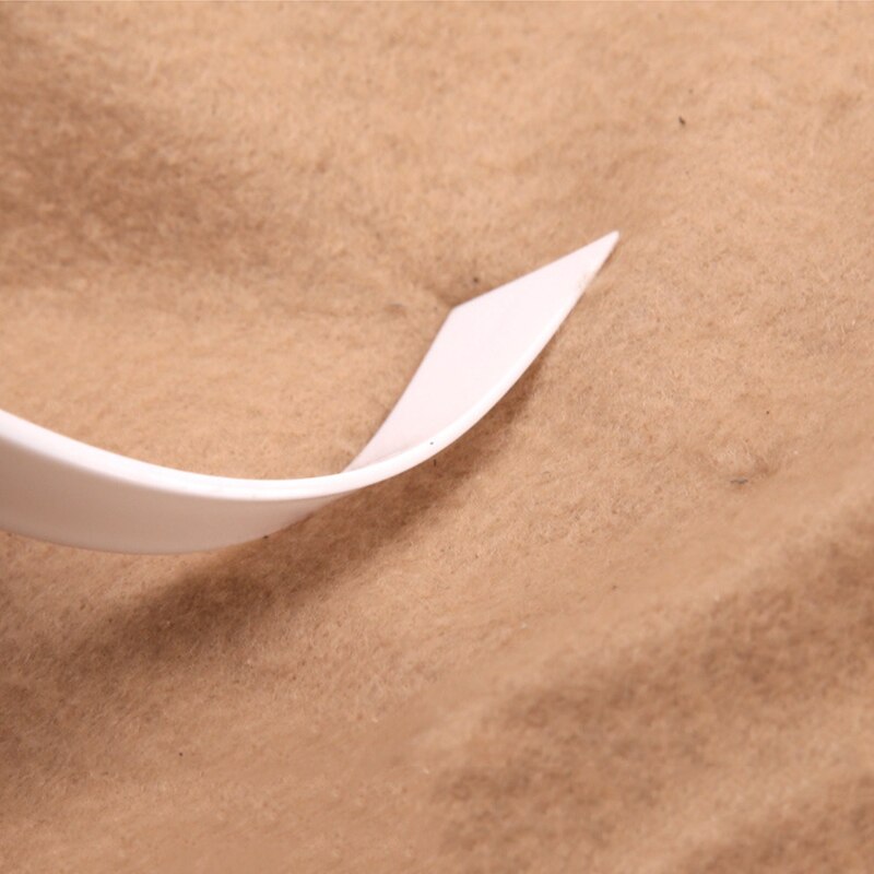 1pc White Plastic Leather Scraper Gluing Gumming Board DIY Handmade Sewing Leather Tool Apply Glue Sheet Leather Accessories