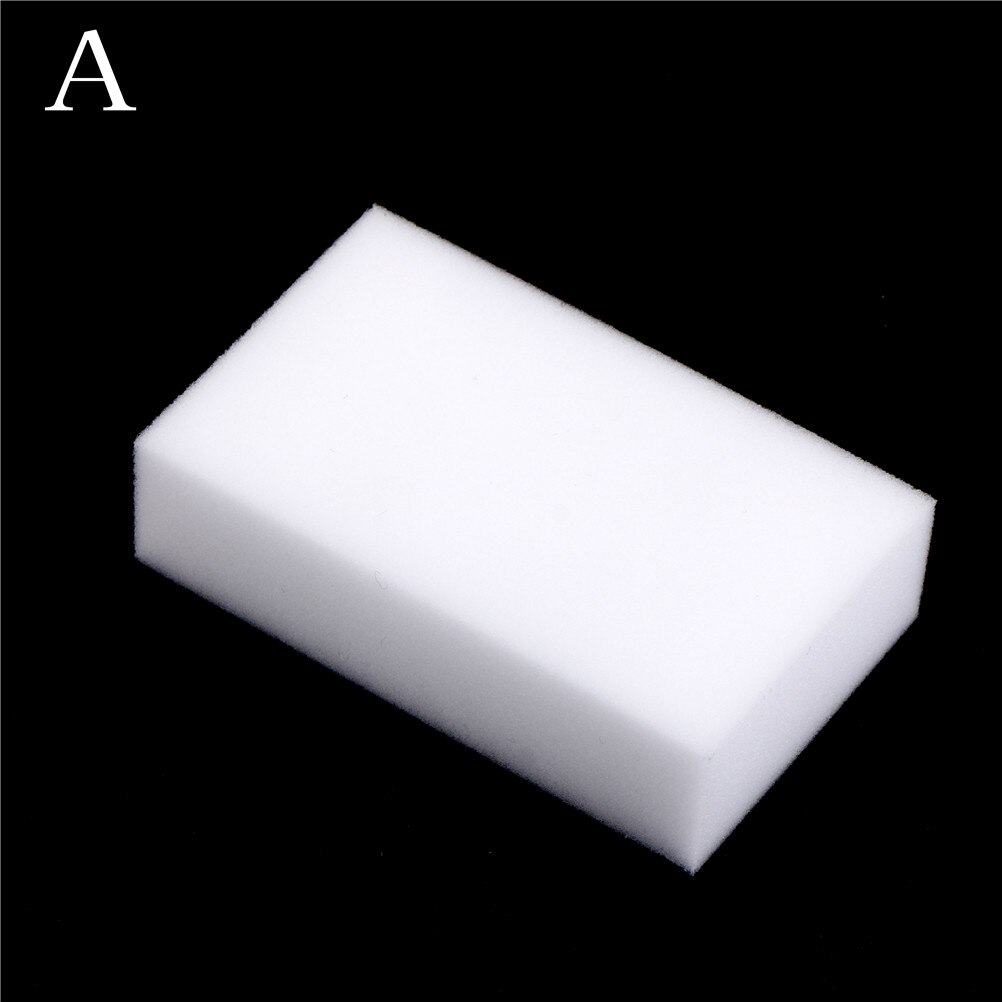 10 pçs/lote Magia Esponja de Limpeza Melamina Esponja Eraser Multi-funcional Esponja Branco Cozinha Banheiro A-10 * 6*2.5cm B-9 * 6*3cm