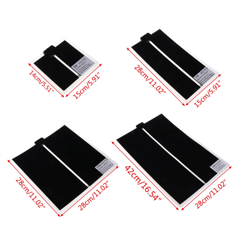 Pet Heating Mat Warmer Amphibians Bed Reptile Brooder Incubator 100-120V US Plug B03E