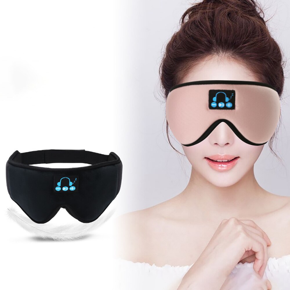 Travel And Rest Auxiliary Eye Mask Sleep Eye Mask Soft Cushion Bluetooth Music Eye Mask Relax Beauty Tool