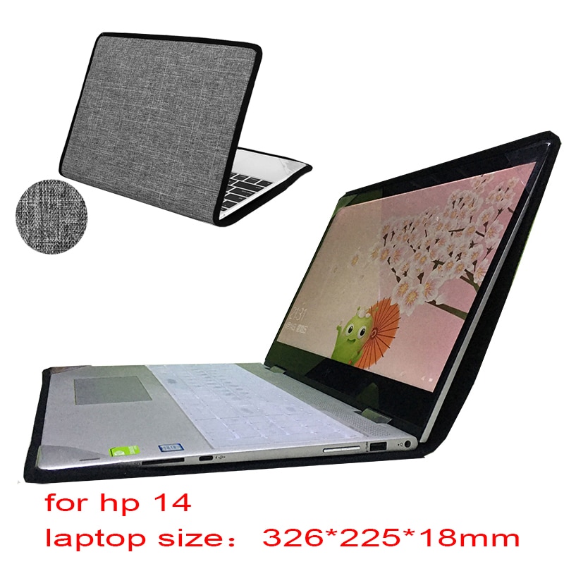 Funda de portátil para Hp Pavilion X360 Convertible 14 14s funda de piel para Notebook bolsa Stylus