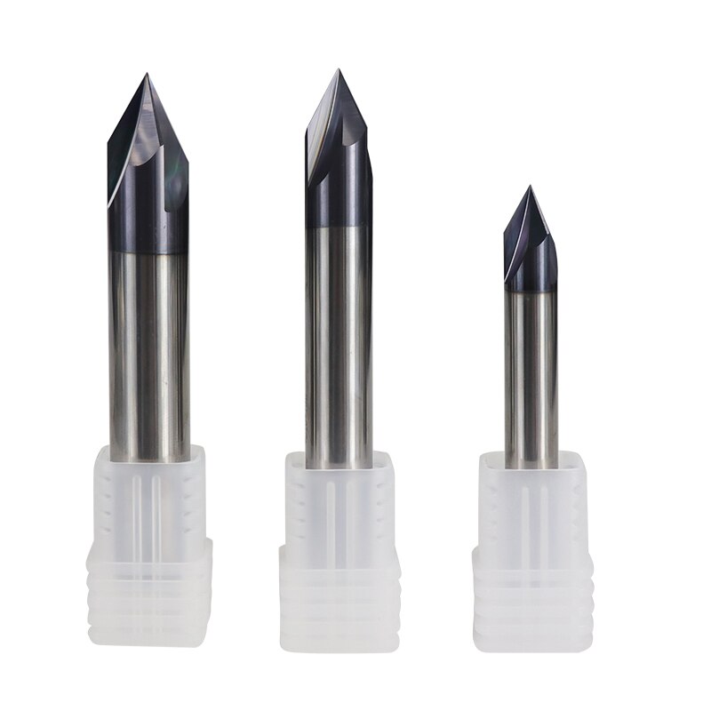 XCAN Carbide Chamfering Milling Cutter 60 Degrees 3 Flutes Deburring End Mill Aluminium Copper CNC Engraving Router Bit