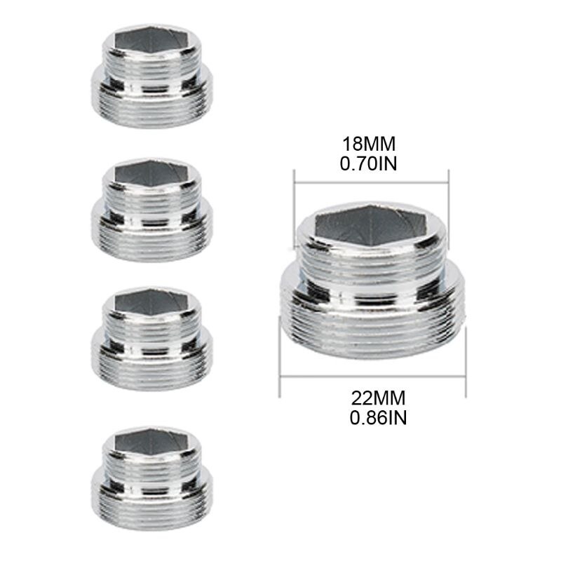 5 Stks/set Waterzuiveraar Beluchter Connector Vervangingen Messing Kraan Adapter Keuken Badkamer Kraan Accessoires: 7