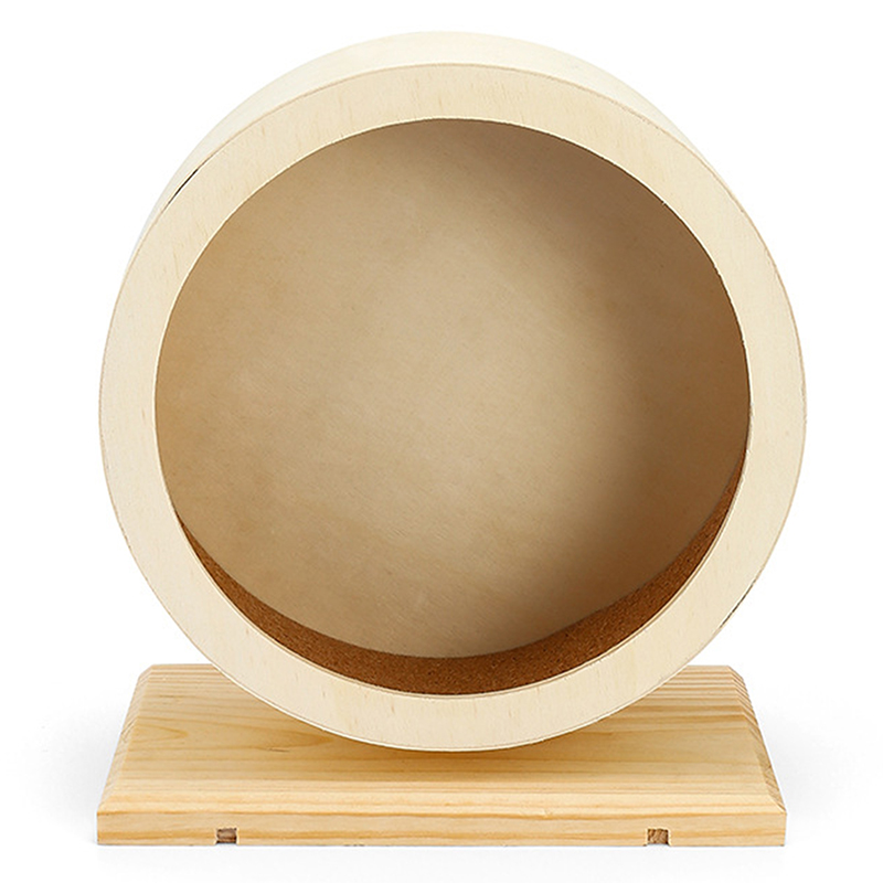 Roue d&#39;exercice en bois pour Hamster, jouet pour Rat, gerbille, Chinchillas: Small