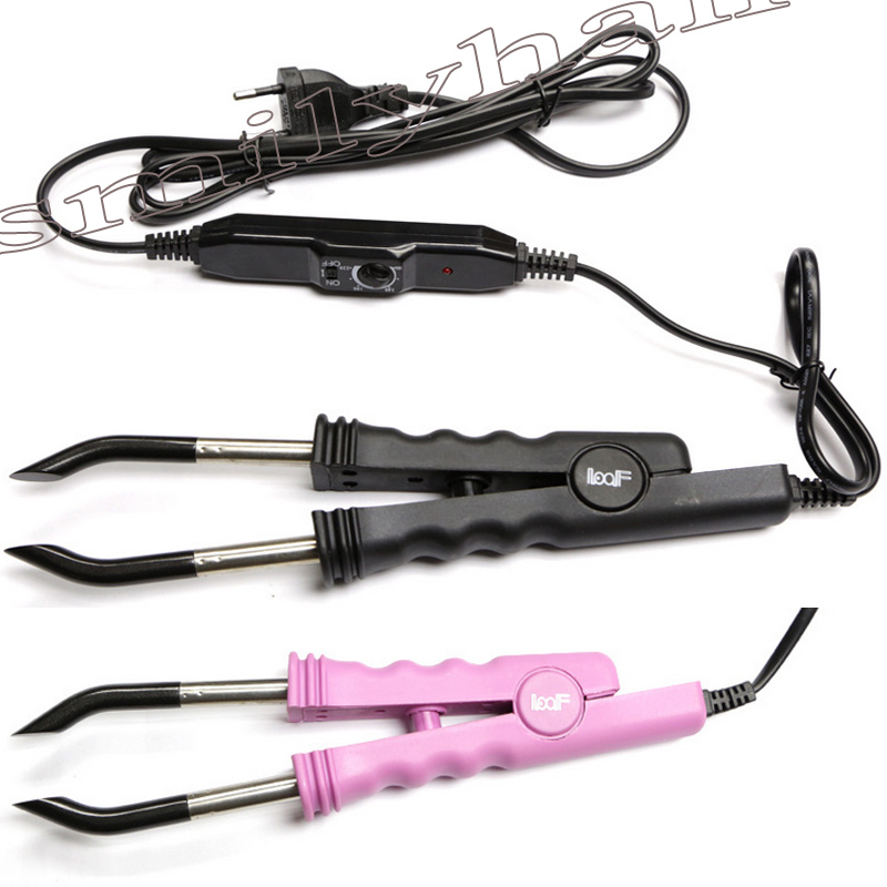Extensión de cabello fusión conector de hierro LOOF-618 conector de calor herramientas de unión de fusión de queratina para extensiones de cabello pre-enlazadas