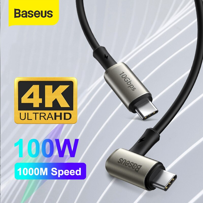 Baseus 5A Usb C Naar Type C Kabel Voor Macbook Pro PD100W Gen 2 Usb 3.1 Snelle Usb C Kabel voor Samsung S9 Note 9 Quick Charge 4.0