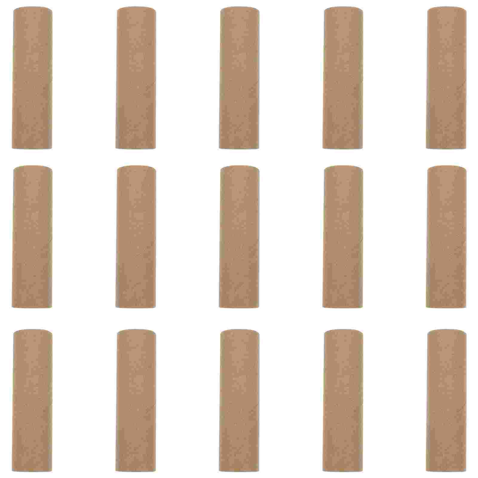 15pcs Children Hand-made Paper Tubes DIY Cardboard Tubes Round Paper Rolls: Default Title