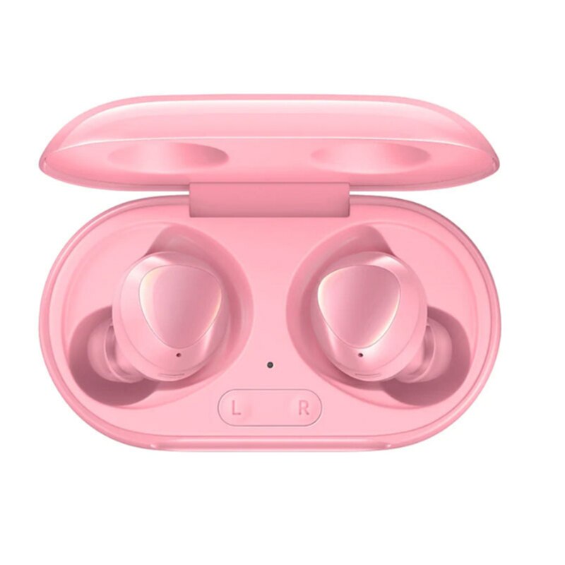 R175 Buds + Plus Bluetooth Draadloze Headset Met Speciale Opladen Bin Waterdichte Touch Sport Hoofdtelefoon: R175 pink