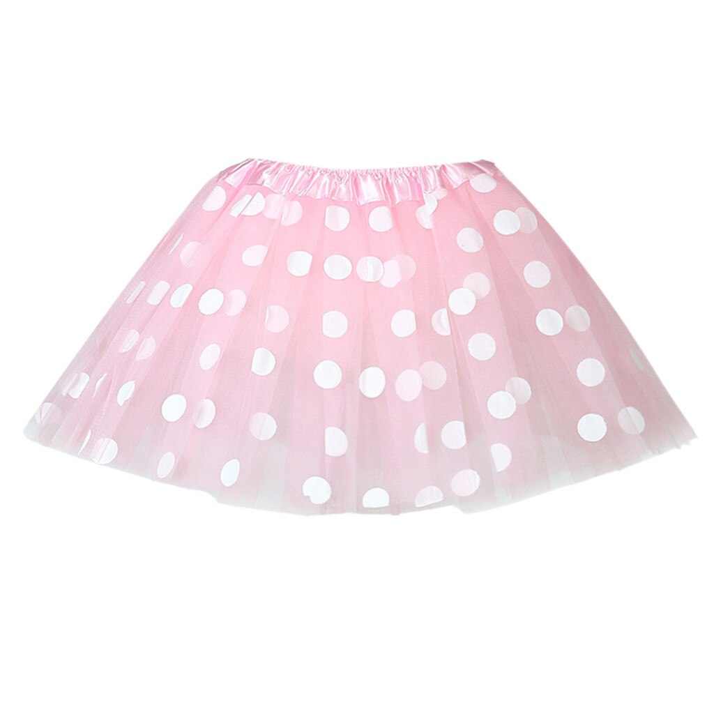 Peuter Kids Meisjes Baby Polka Dot Tutu Rok Tulle Ballet Rok Outfits Kostuum Rainbow Rokken Stijlvolle Baby Meisjes Half-lengte #4: F