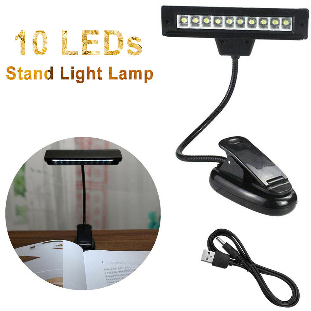 10 led lys camper tilbehør rv lys skrivebord læsebog lampe sort batteri til van campingvogn båd autocamper lastbil