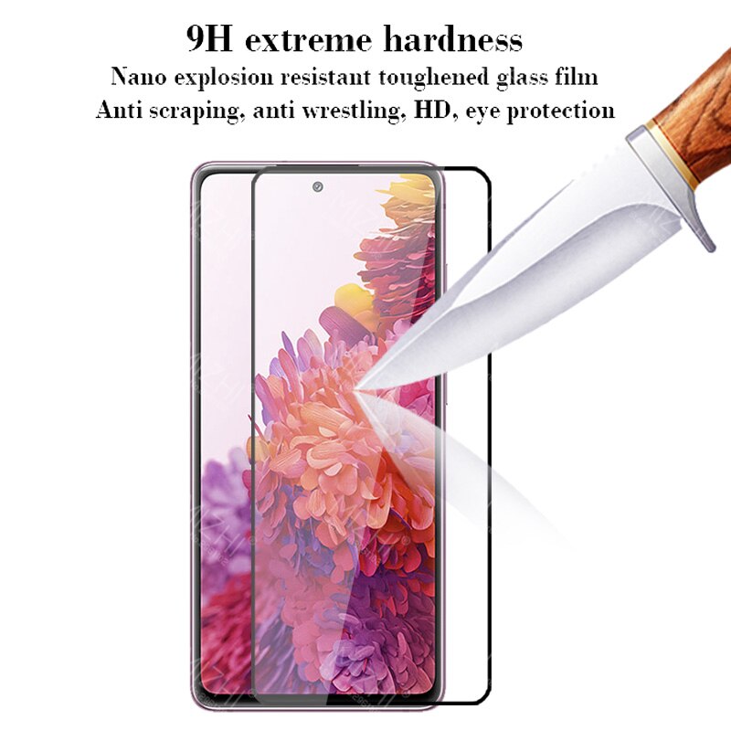 Case Voor Samsung S20 Fe Fan Editie Lite Cover Gehard Glas Op Galaxy S20 Fe 5G Veiligheid Beschermende Telefoon coque Accessoires