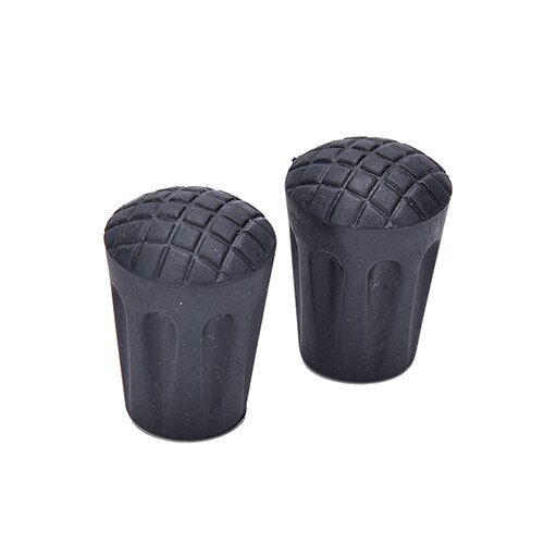2Pcs Hiking Stick Tip End Rubber Caps Walking Cane Crutch Alpenstock Repair Replacement Outdoor Sports Tools