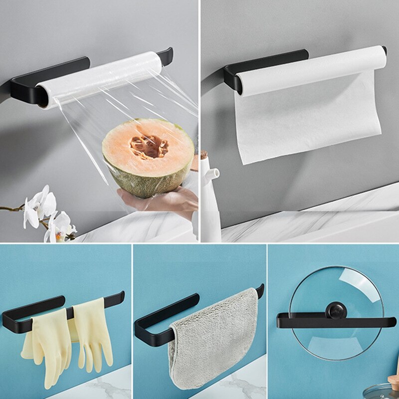 Handdoek Rail Handdoek Houder Geen Boren Badkamer Muur Opknoping Accessoires Handdoek Houder Keuken Zelfklevende Handdoek Houder